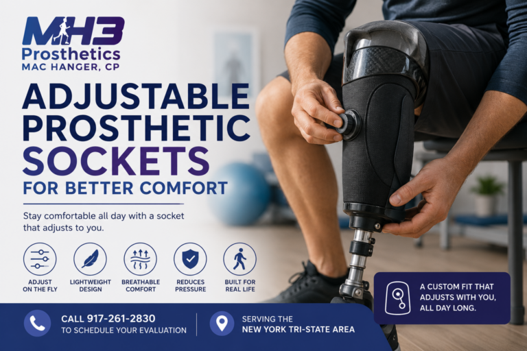 Adjustable prosthesis for comfort and mobility